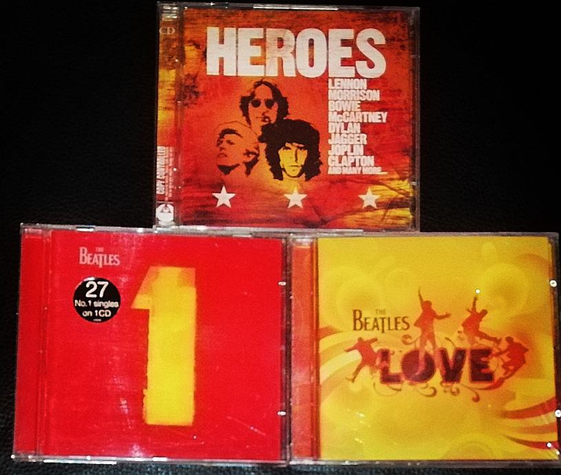 The Beatles - 1 / Love, Macca - Paul is live, HEROES (2xCD, 2003)
