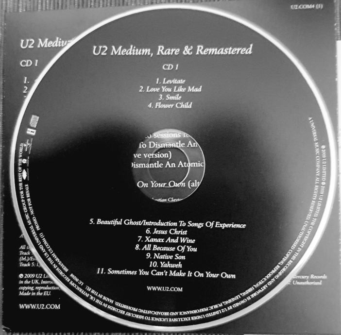 U2 Medium, rare & remastered