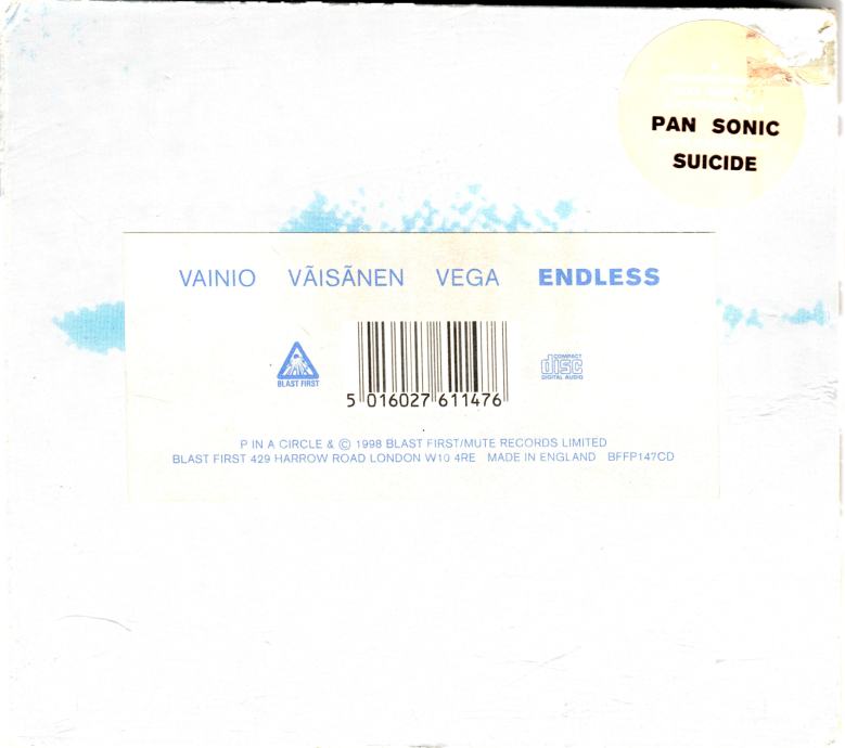 Vainio / Väisänen / Vega – Endless (Suicide Pan sonic)
