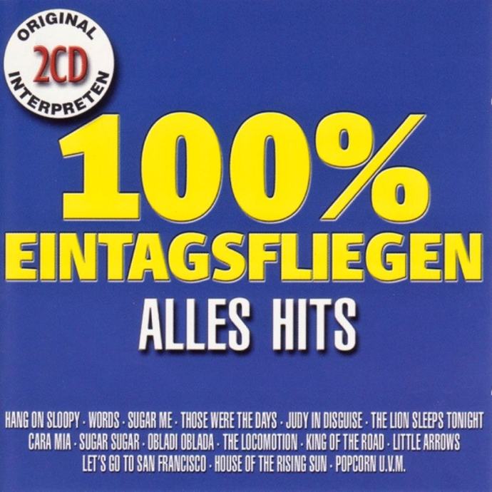 Various – 100% Eintagsfliegen Alles Hits   (2x CD)