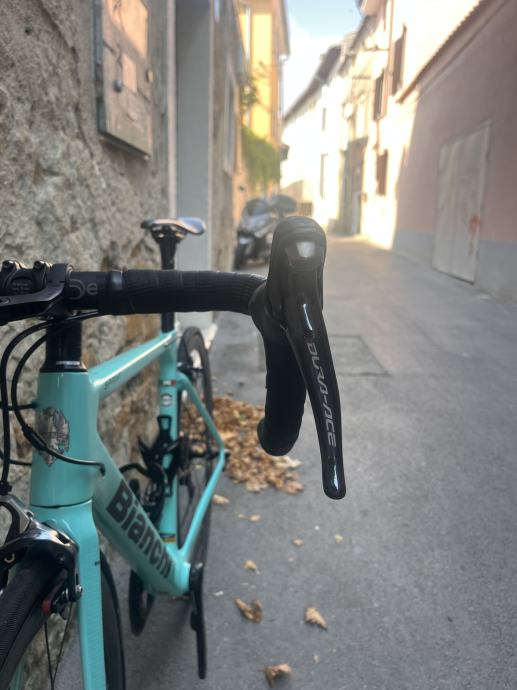 Autocollant en vinyle pour cadre de vélo Bianchi (blanc