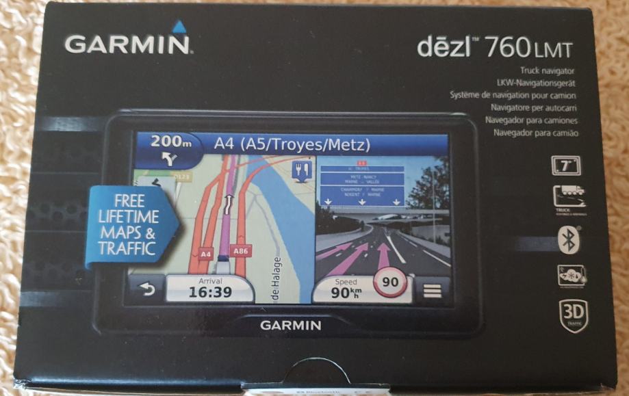 Dipos 3x Pellicola Protettiva Per Garmin Dezl 760 LMT-D | Cristallo Trasparente | Made In Germany