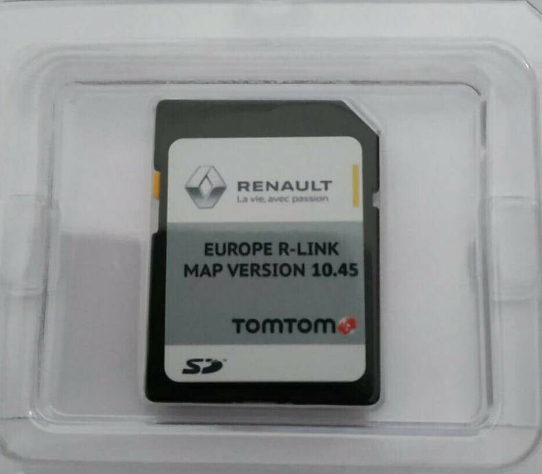 Renault Carminat TomTom Live, RLINK SD 10.45, MediaNav, Evropa 2020