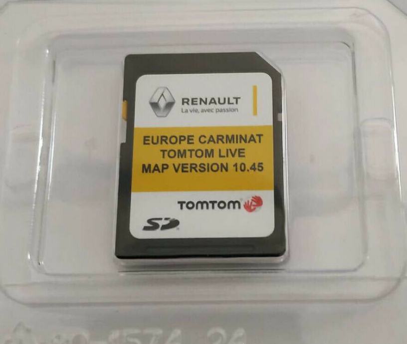 Renault Carminat TomTom Live, RLINK SD 10.45, MediaNav, Evropa 2020