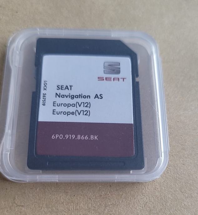 Seat Navigacija Mib1-Mib2 V15/V12 AT-AS SD kartica Evropa 2022