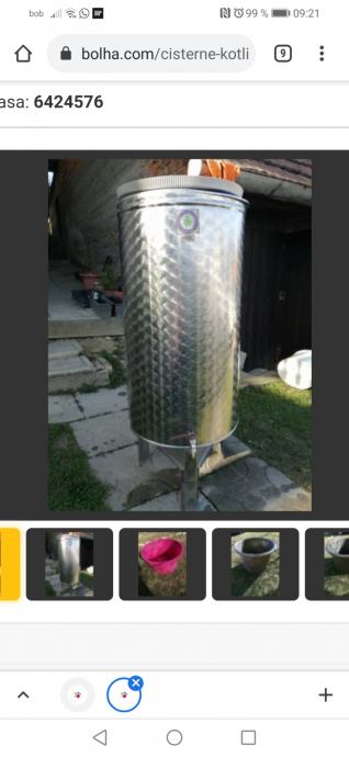 Cisterna inox 150 L