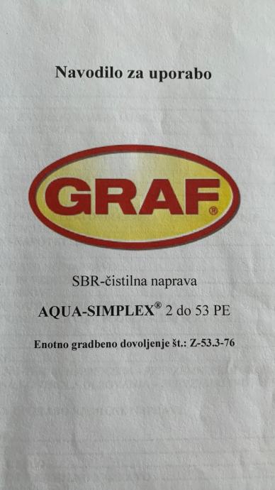 Mala čistilna naprava SBR AQUA-SIMLEX (moduli in elektronika)
