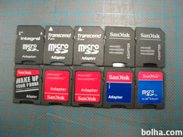 Čitalnik Micro SDHC/SDXC kartic, nerabljen, prodam