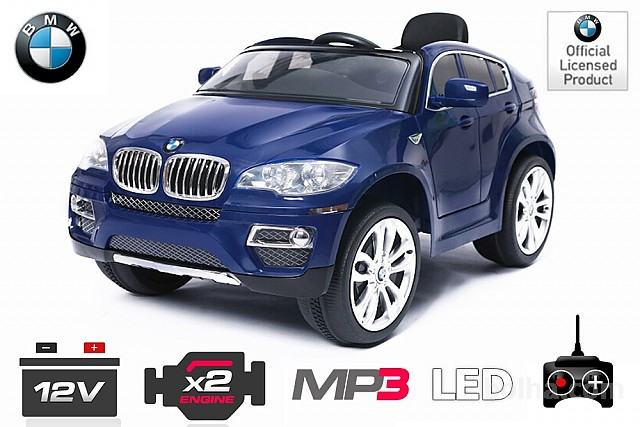 Elektro avto BMW X6 / RC voden / za dva otroka / LED luči /