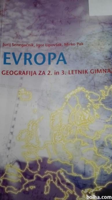Evropa geografija za 2. in 3. letnik gimnazije