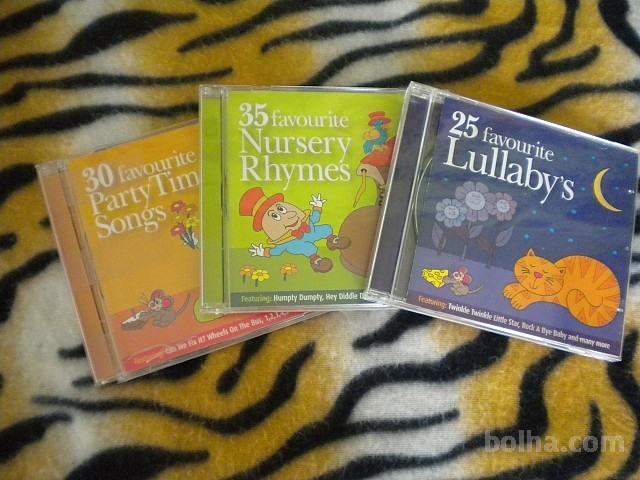 3 CD-ji v angleščini – favorites for kids