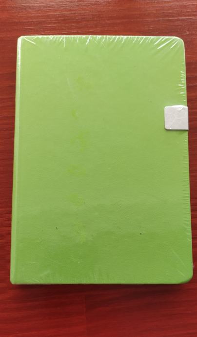Blok A5, BELEŽKA - notesnik listnato zelena, s kovinsko zaponko - NOVO
