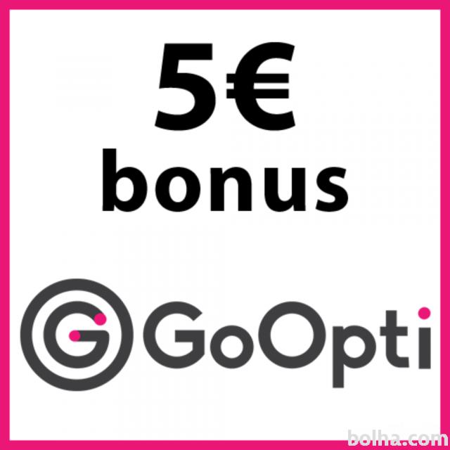 5€ bon GoOpti (podarim, 2020)