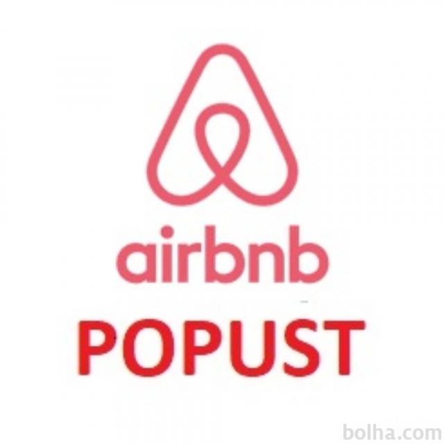 Airbnb popust 30 €
