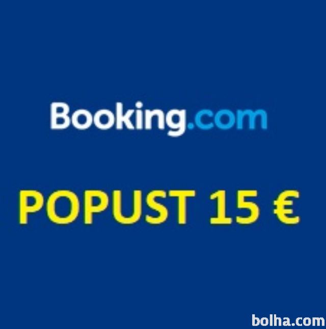 Booking popust 15 €