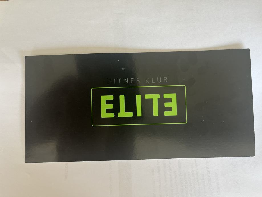 Mesečna neomejena karta za fitnes klub Elite