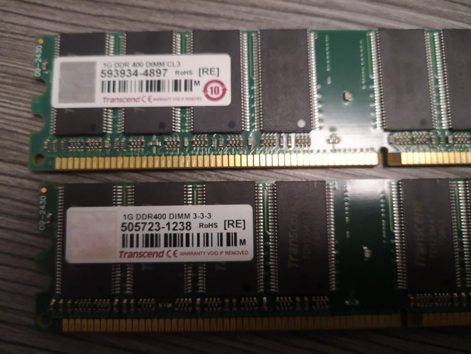 2x1gb DDR RAM