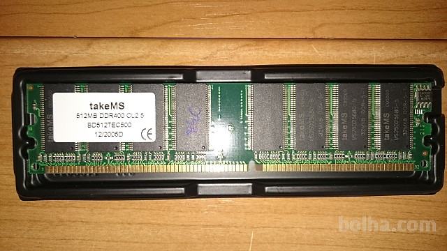 512MB DDR400 RAM