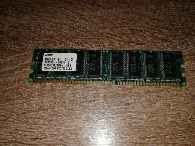 DDR1 SDRAM PC2700 DDR-333 256MB