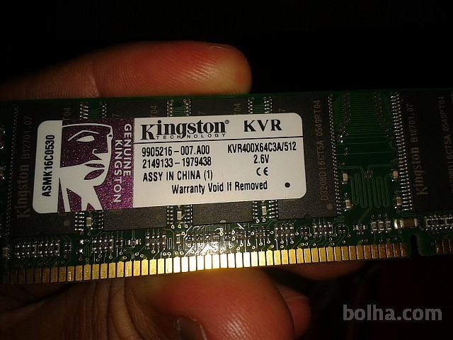 Pamäť RAM Samsung 512 MB DDR PC-3200U CL2.5 M368L6423FTN-CCC