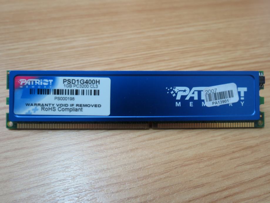 Pomnilnik DDR 1GB PC-3200 400MHz