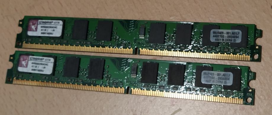 RAM DDR 2gb (2x1gb) KINGSTON PC3200