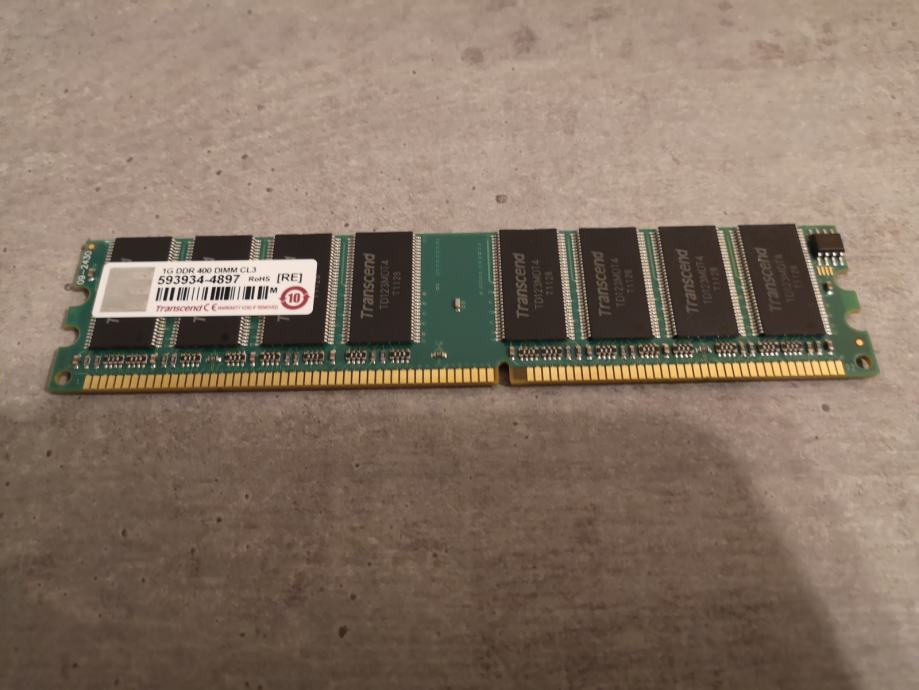 Transcend 1G DDR 400 DIMM CL3 RAM