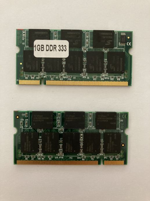 1GB DDR1 333MHz ram za starejši prenosnik