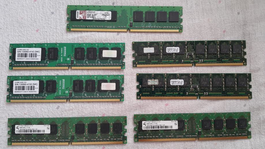 DDR2 533 MHz PC2-4200 240-pin RAMi - 6x 512 MB