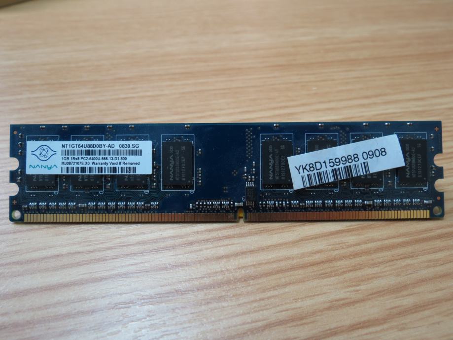 Pomnilnik DDR2 1GB PC2-6400 800MHz
