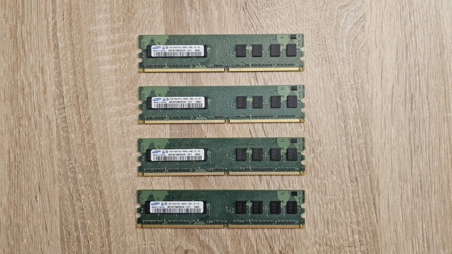 RAM Samsung 1GB DDR2 1Rx8 PC2-6400U-666-12-ZZ