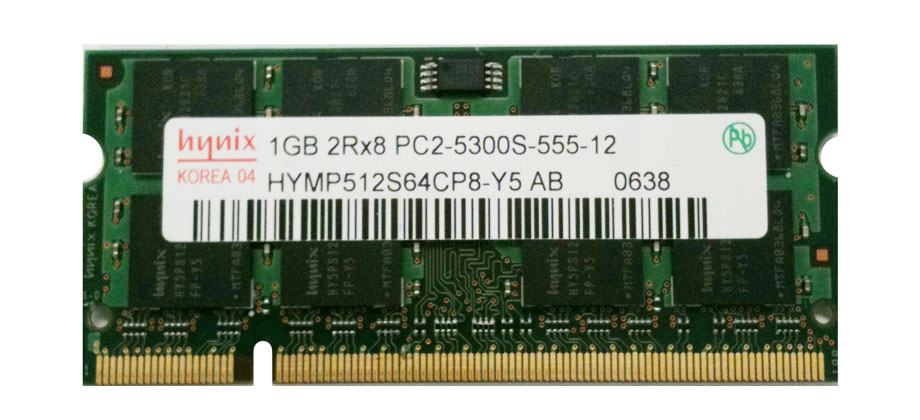 Hynix 1GB PC2-5300 DDR2-667MHz non-ECC - HYMP512S64BP8-Y5-AB