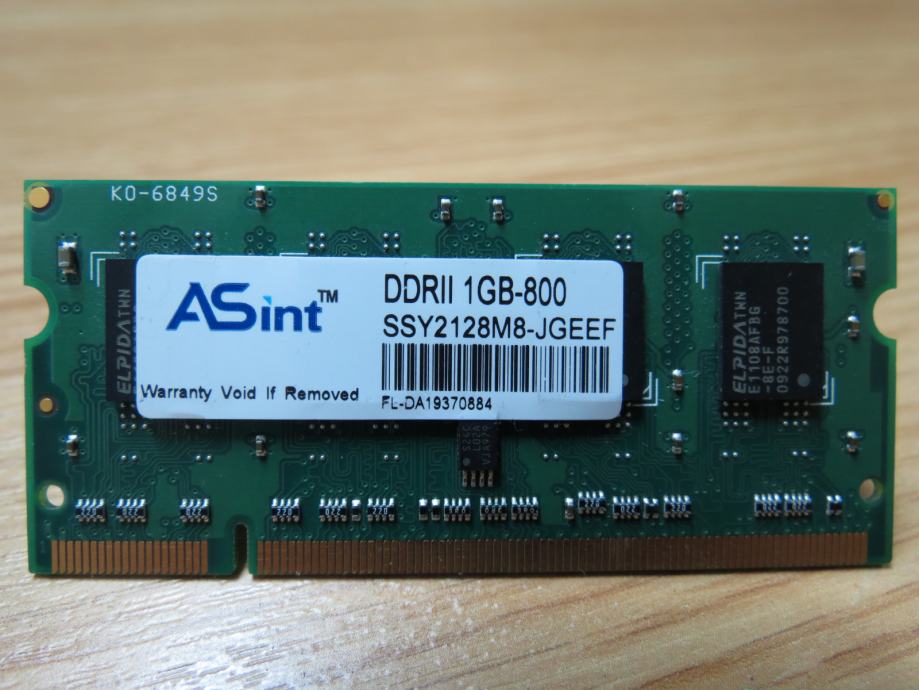 Pomnilnik DDR2 1GB PC2-6400 800MHz