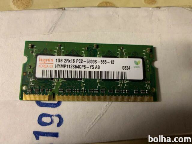 RAM 1gb DDR2 2Rx8 5300S