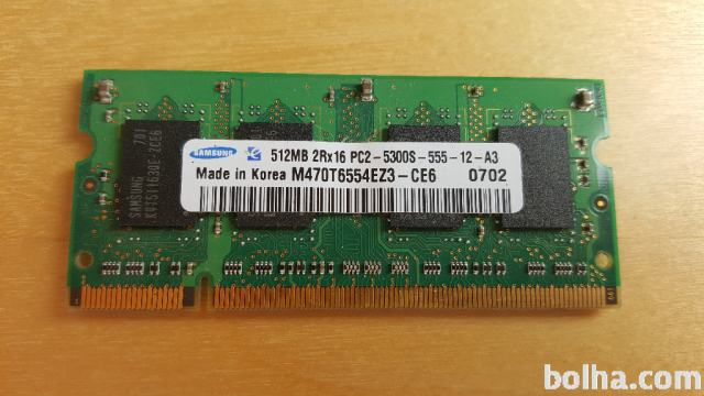 RAM 512MB 2Rx16 PC2-5300S-555-12