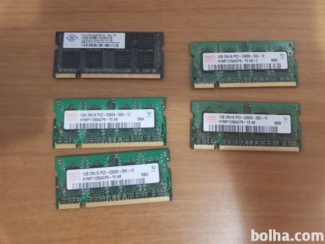 RAM DDR2 1GB Več kosov