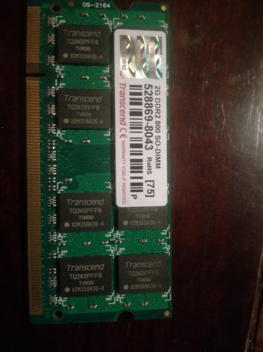 HYNIX 1GB 2RX16 PC2-6400S-666-12 pomnilniški modul
