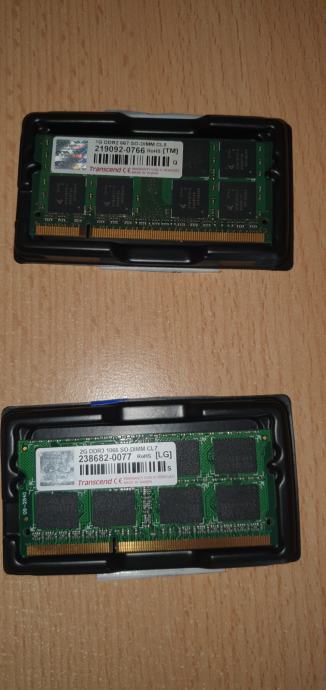 Transcend pomnilnik (RAM) SODIMM DDR2 1GB (2.kom)