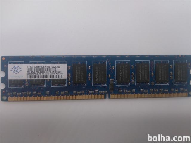 2x2gb DDR2 Nanja pc6400 za strežnik