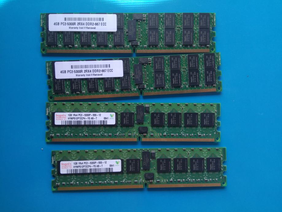 DDR2 ECC RAM - 4GB -1GB