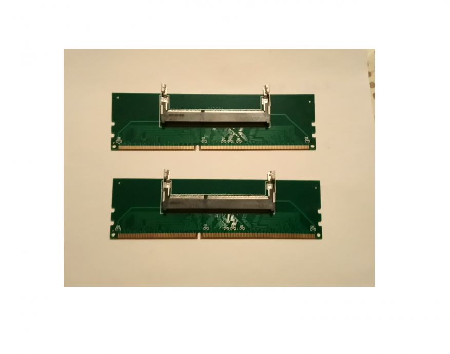 ADAPTER za prenos DDR3 RAM SODIMM iz prenosnika  na PC - 2 kosa.