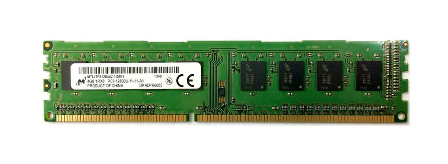 4 x Micron 4GB DDR3 1Rx8 PC3-12800U MT8JTF51264AZ-1G6E1