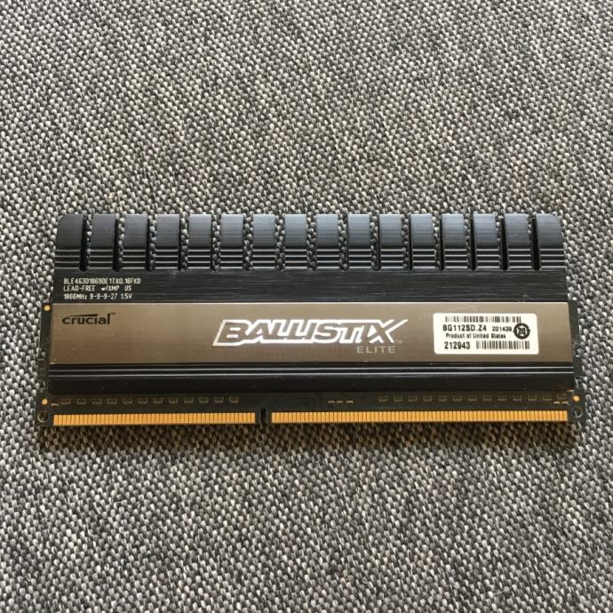 Crucial Ballistix Elite 4GB 8GB RAM DDR3 1866