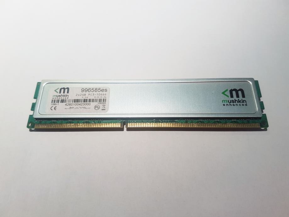 DDR3-1333 RAM Mushkin Enhanced 4GB 2x2GB PC3-10666 996585es DIMM