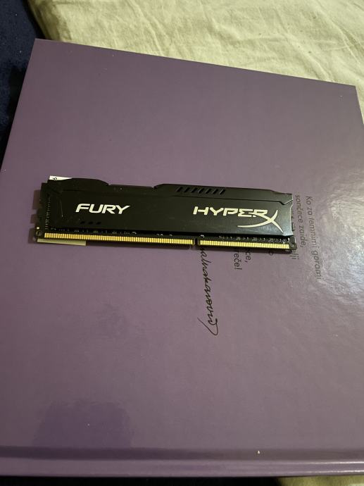 HyperX Fury Black HX316C10FB/8 8 GB    1 x 8 GB DDR3-RAM 1600 MHz CL10