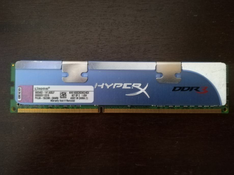 Kingston HyperX DDR3 1x2GB 1600mhz (KHX1600C8D3K2/4GX)