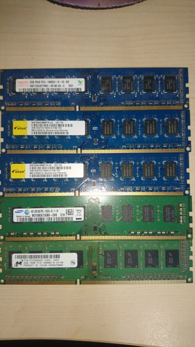 Rami DDR3 1gb 10kom ( skupaj 10gb )