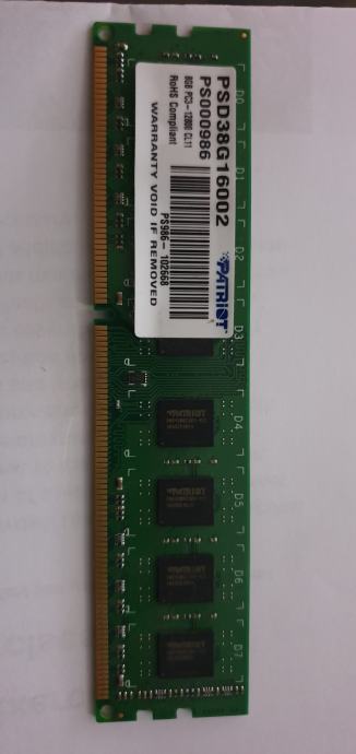 Ram Patriot 8GB DDR3