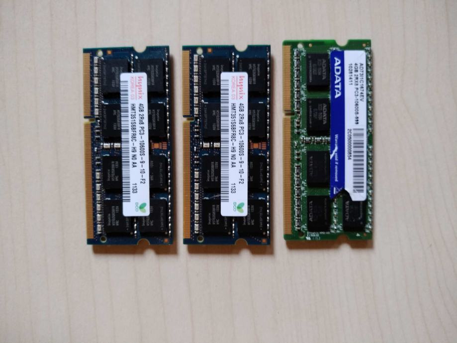 4GB 1333Hz SODIMM DDR3 2RX8