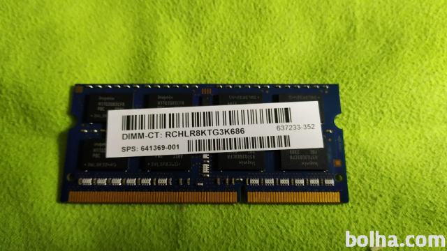 4GB DDR3 SDRAM (za prenosnik)